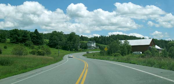 Driving in Vermont