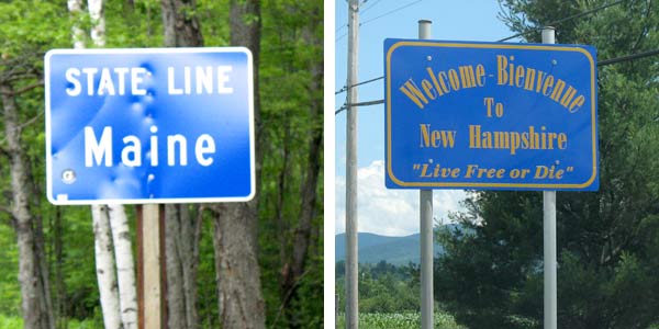 State Line Signs