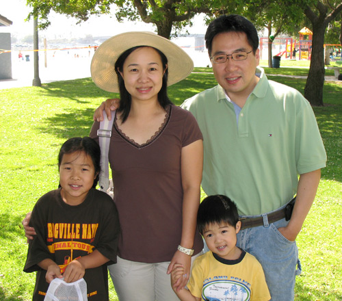 Andy Wang family