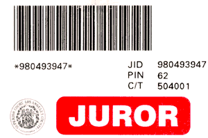 Juror Badge