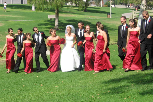 Wedding Party at Park