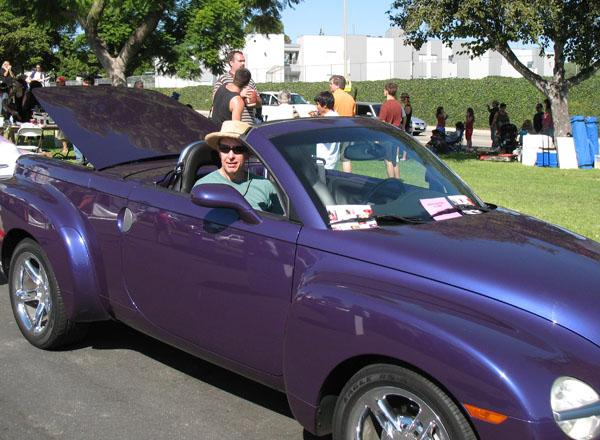 Dave with purple car 2